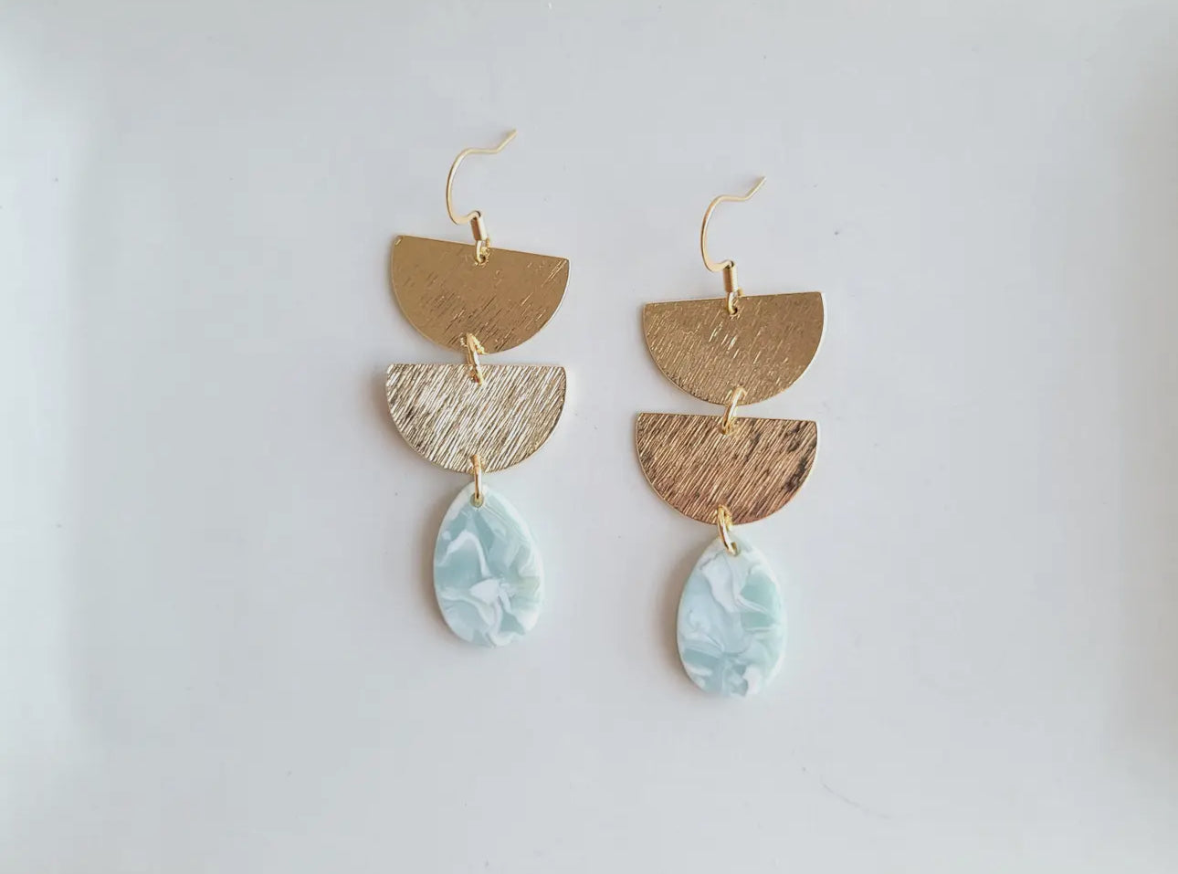 Aqua Earrings