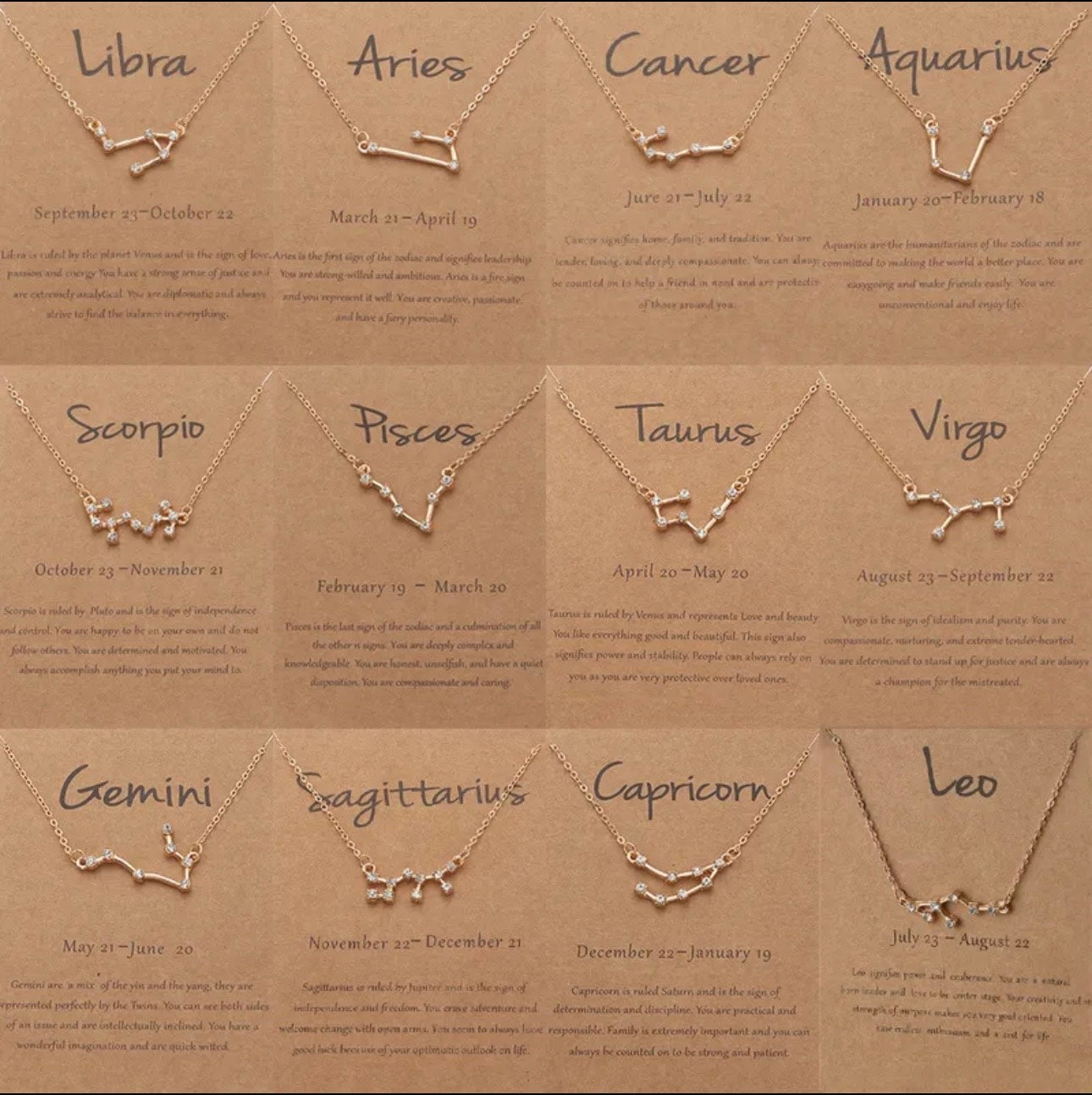 Astrology Necklace