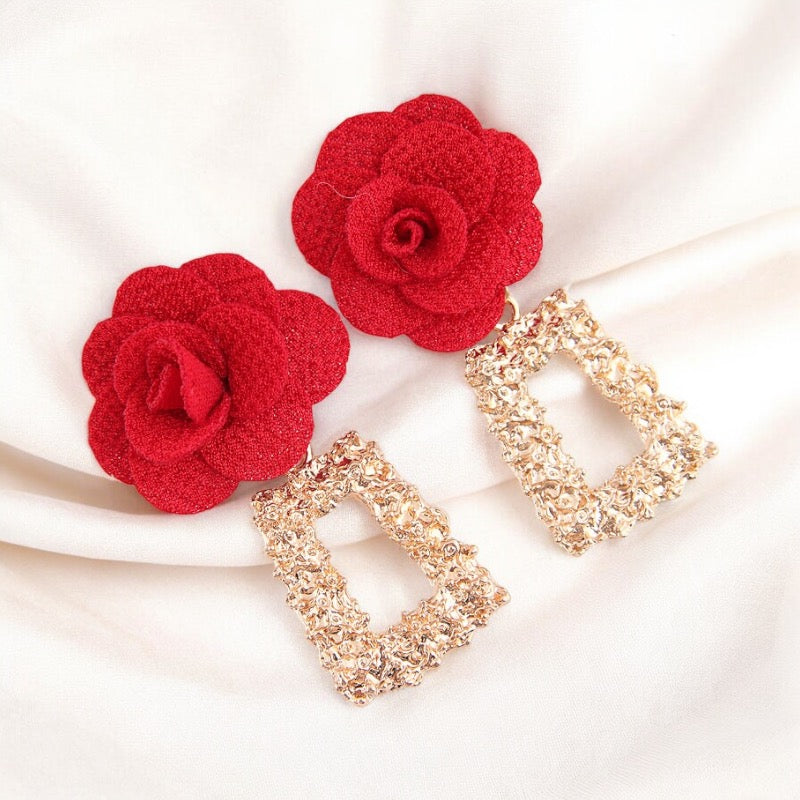 Rose Earrings