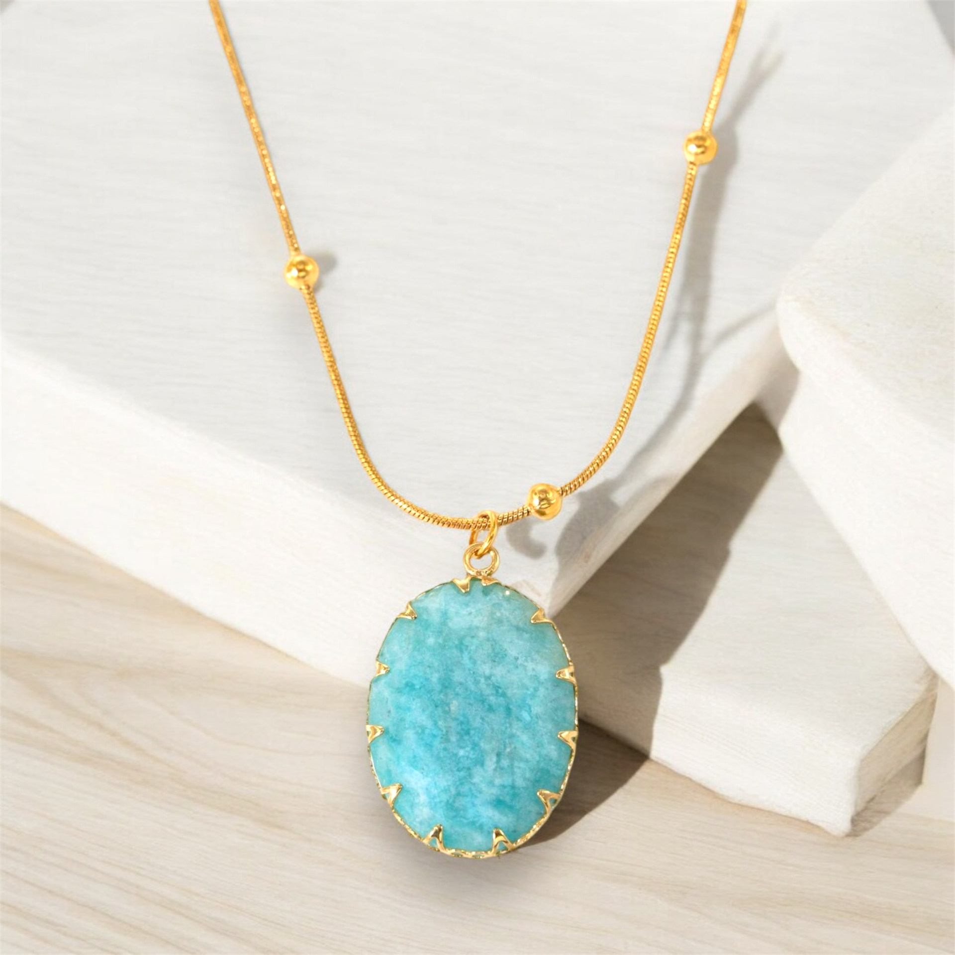 Amazonite Stone Necklace