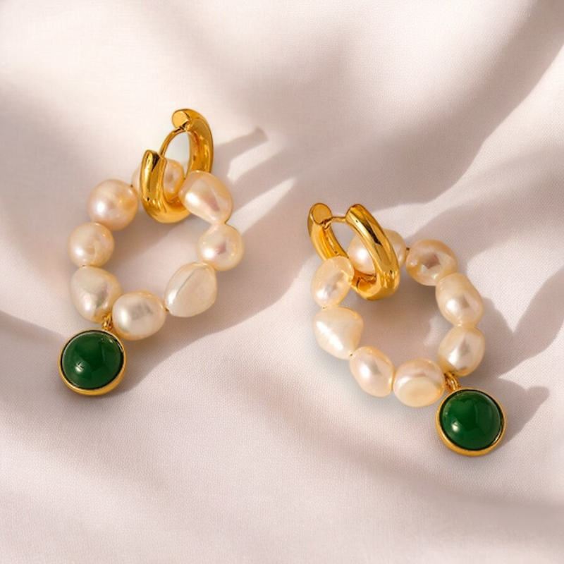 Jenna's Pearl Earrings