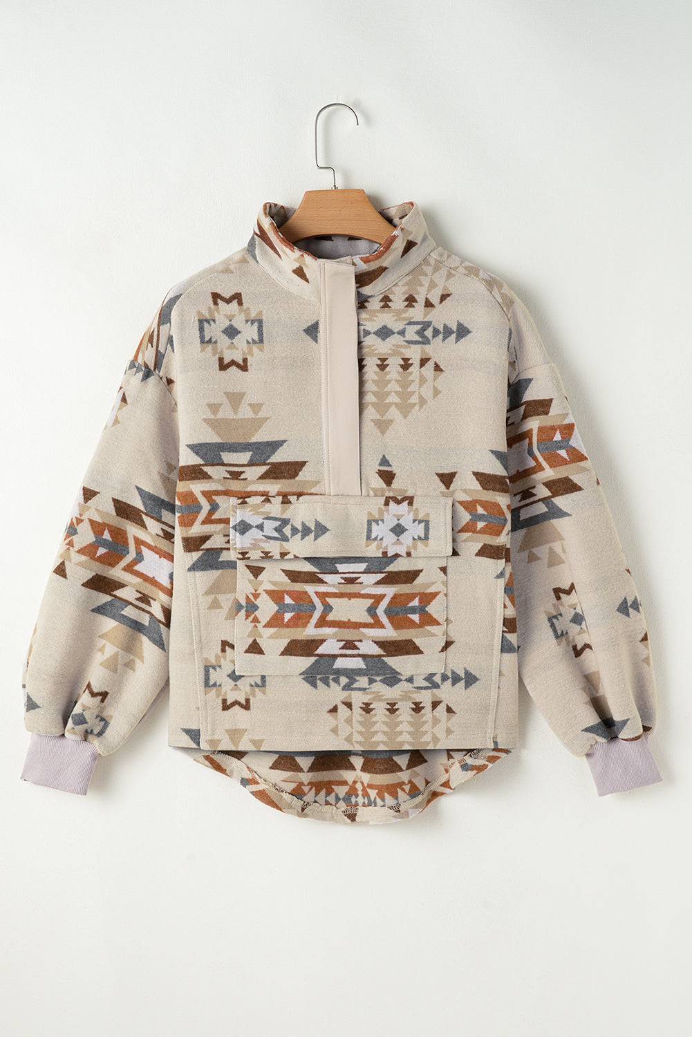 Renata's Apricot Aztec Print Sweatshirt