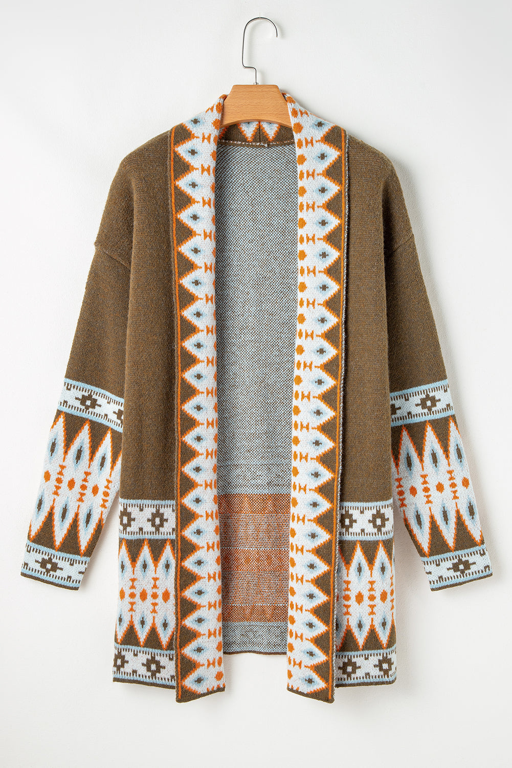 Western Brown Cardigan