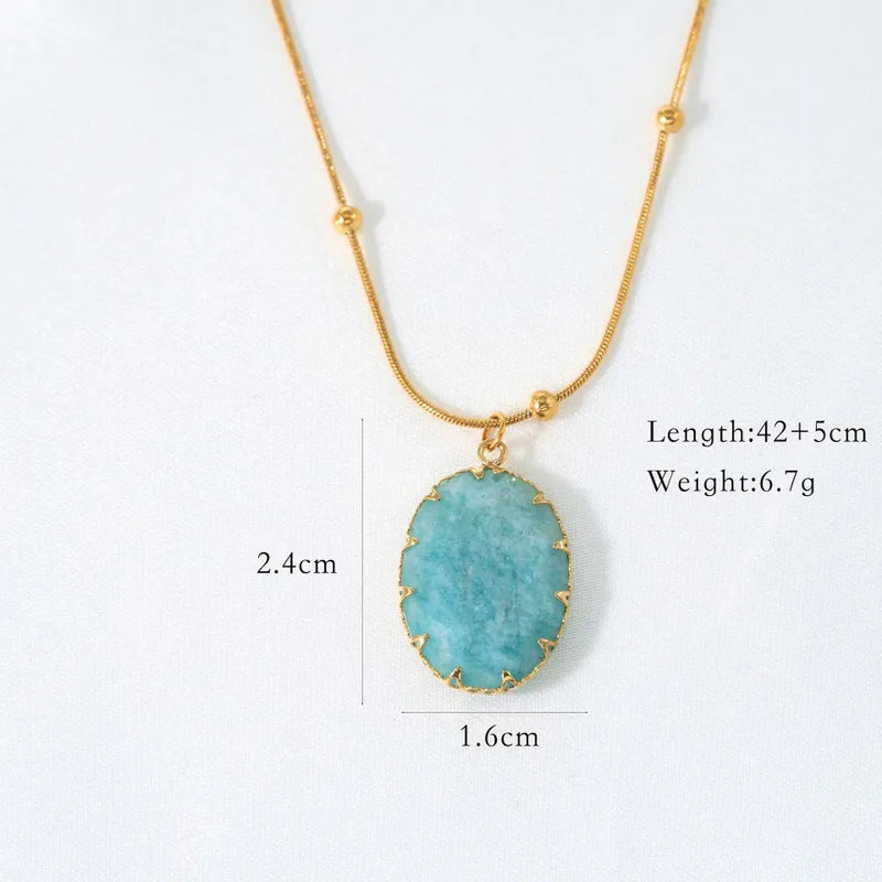 Amazonite Stone Necklace